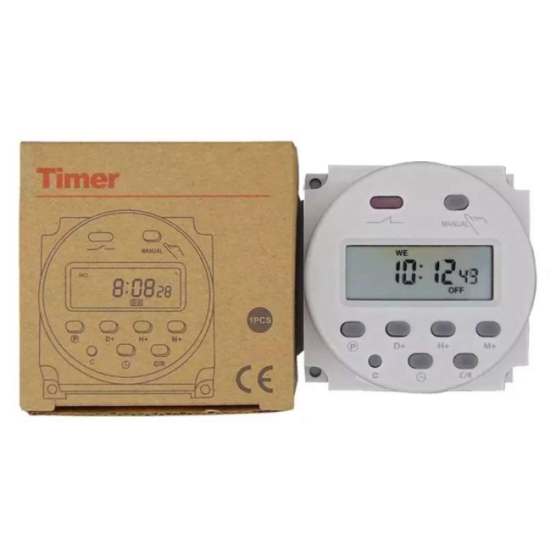 Jual Timer Cn101a 12v 220v Weekly Programmable Timer Switch Digital Di ...