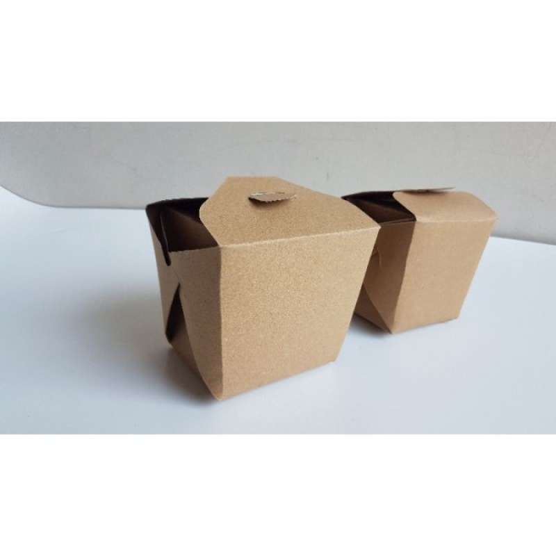 Jual Rice Box Kraft / Foodpail Isi 20 Lembar/ Food Pail Box / Kemasan ...