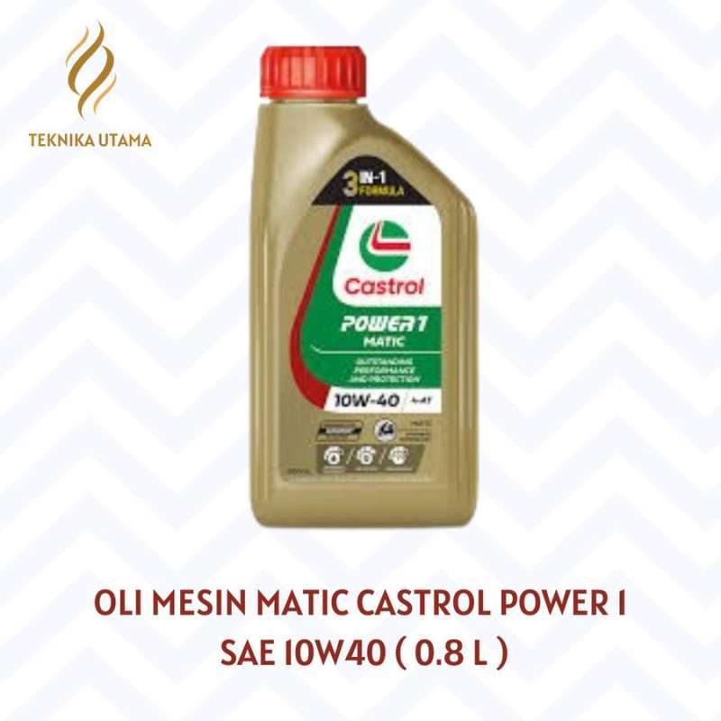 OLI MESIN CASTROL POWER SCOOTER MATIC 10W40