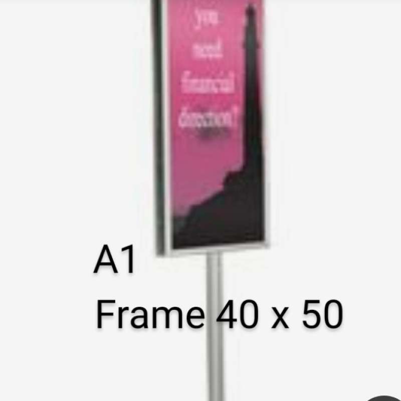 Jual Standing Signage /standing Banner A2, A3 Stainleees Steel - A 2 Di ...