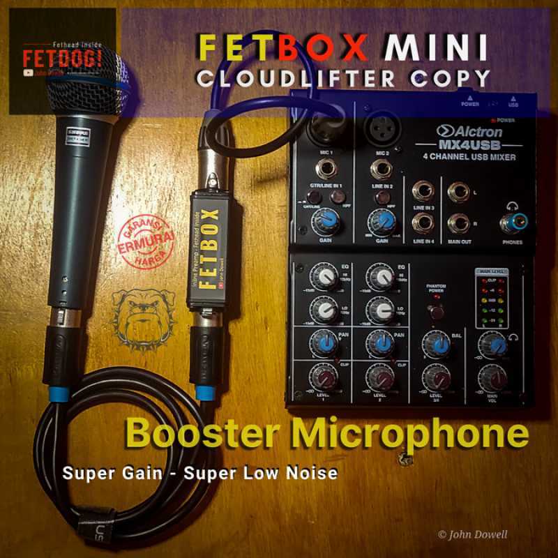 Jual Booster Microphone Inline Preamp Coludlifter Fethead (copy) Di ...