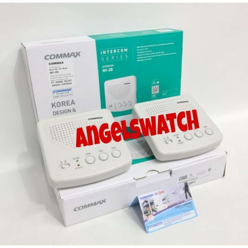 Promo 100% Produk Ori Intercom Commax Wi-2b (2 Unit) Intercom Wireless ...