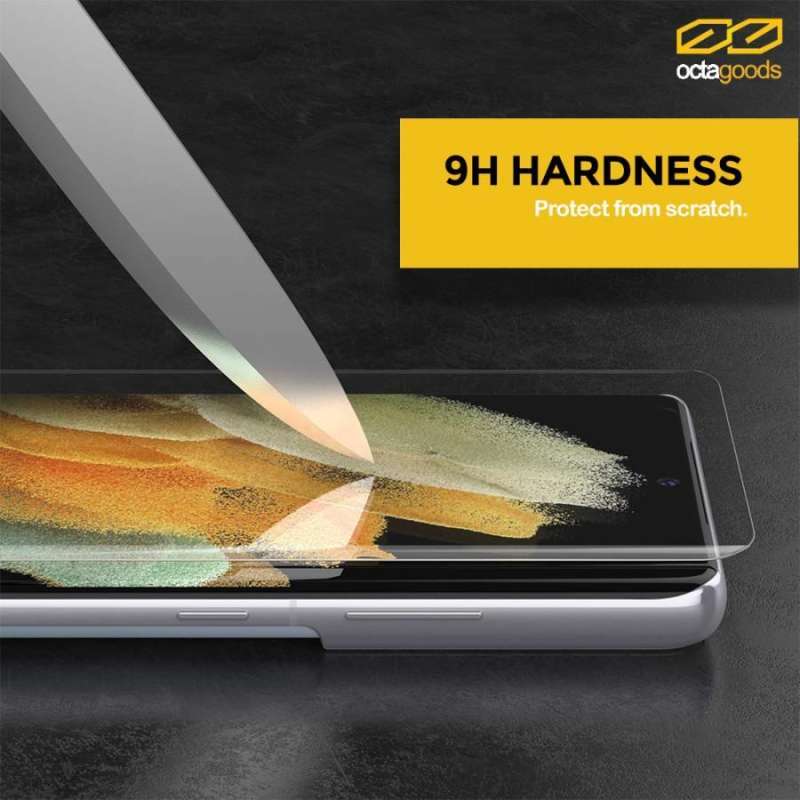 Tempered Glass Samsung Galaxy S21 Ultra Plus OctaGoods UV Full Cover