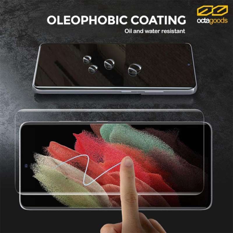 Tempered Glass Samsung Galaxy S21 Ultra Plus OctaGoods UV Full Cover