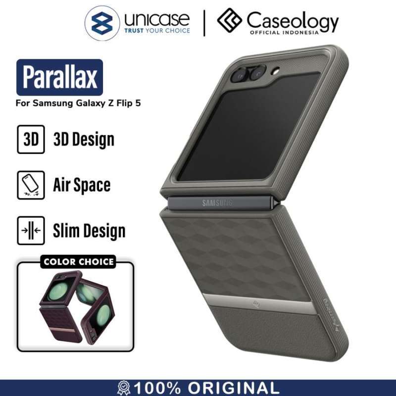 Caseology Galaxy Z Flip 5 Case Parallax - Burgundy ACS06244