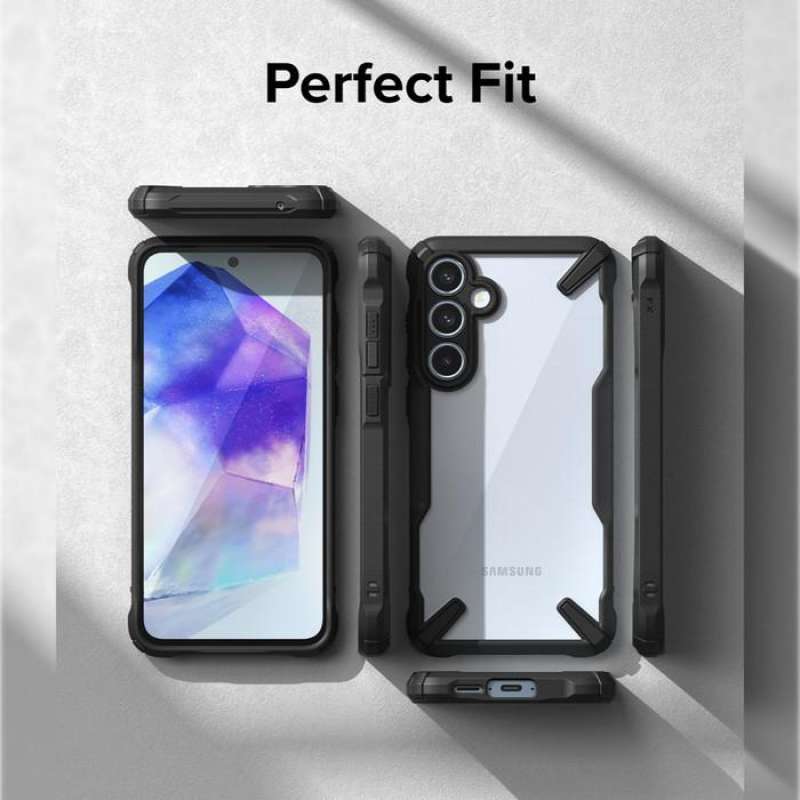 Ringke Galaxy A55 5G Case Fusion X - Black FX810E55