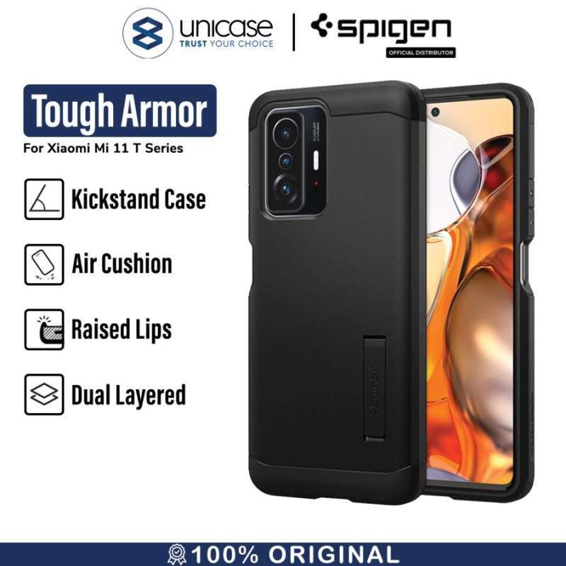Spigen Xiaomi 11T Pro / 11T Case Stand Tough Armor - Black ACS03863