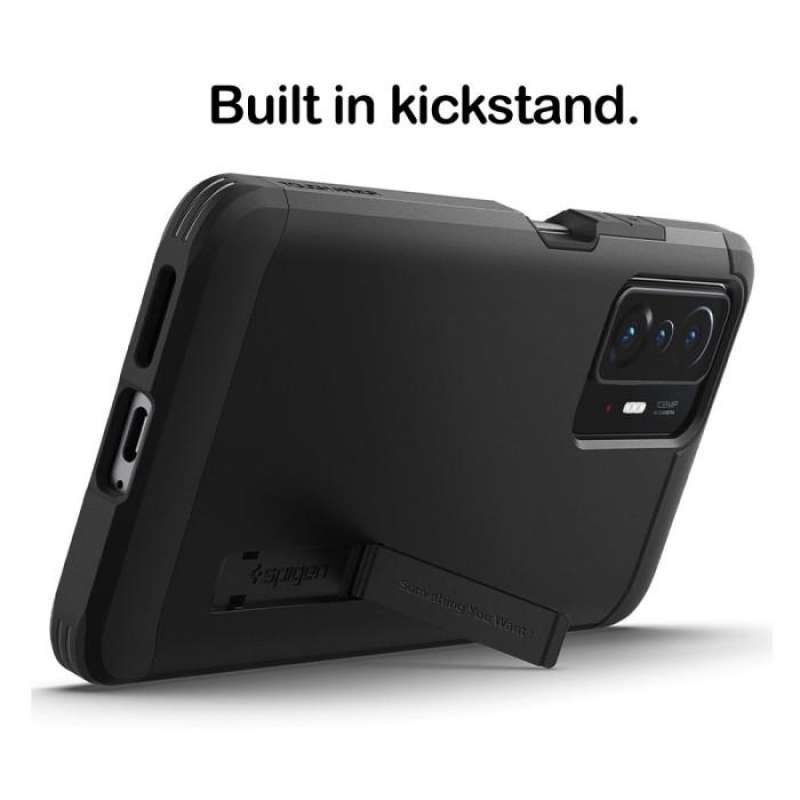 Spigen Xiaomi 11T Pro / 11T Case Stand Tough Armor - Black ACS03863