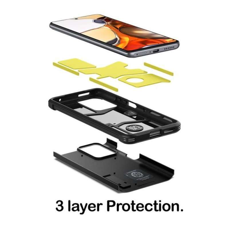 Spigen Xiaomi 11T Pro / 11T Case Stand Tough Armor - Black ACS03863