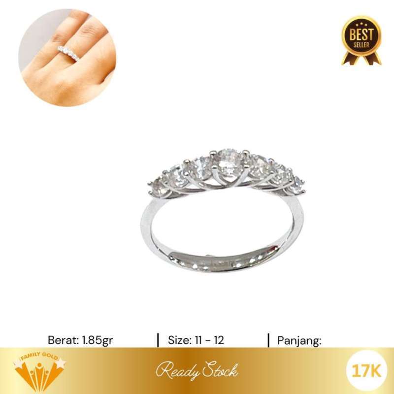 Cincin white gold top