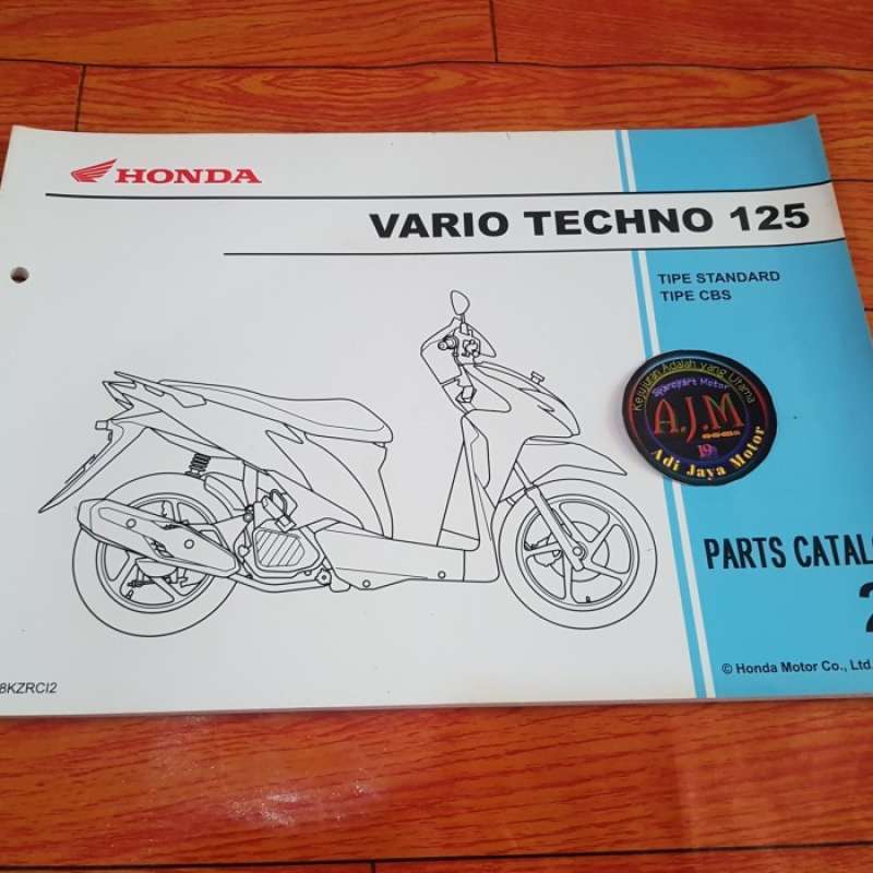 Jual Buku Part Catalog Catalogue Katalog Copi Honda Vario Tecno 125