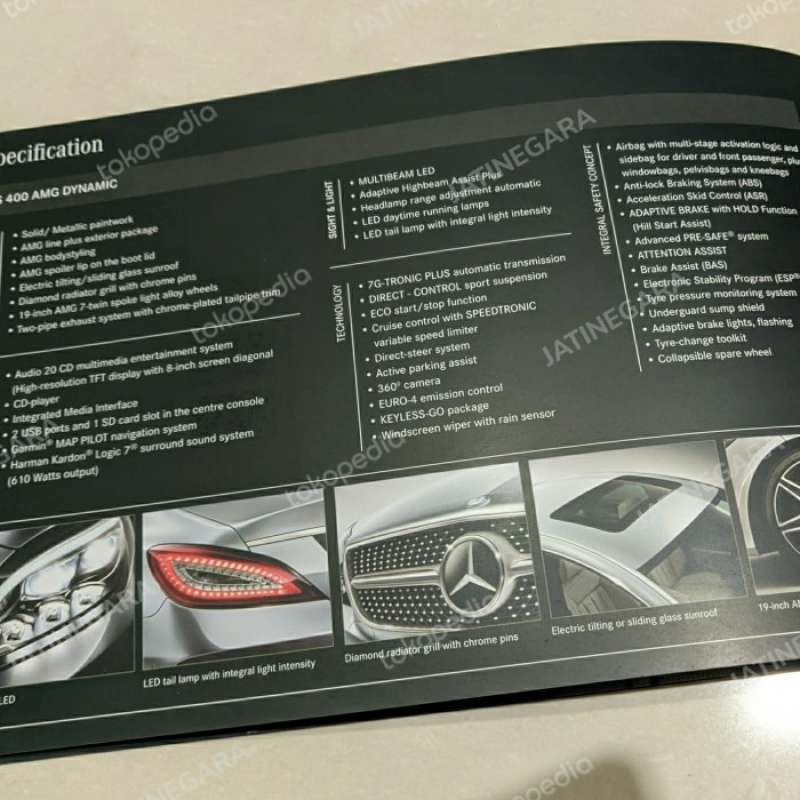 Jual Brosur Booklet Katalog Mobil Mercedes The Cls Class Grey Di Seller