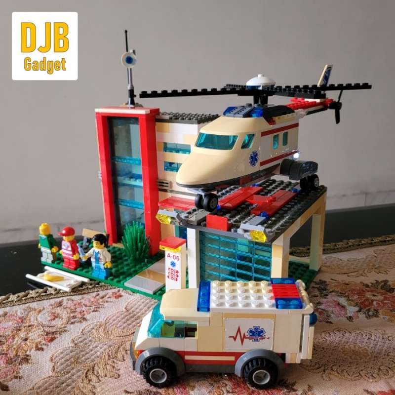Jual Lego City Hospital 4429 Rumah Sakit Mobil Ambulance Helikopter Dokter Di Seller Kingyo Cengkareng Timur Kota Jakarta Barat Blibli
