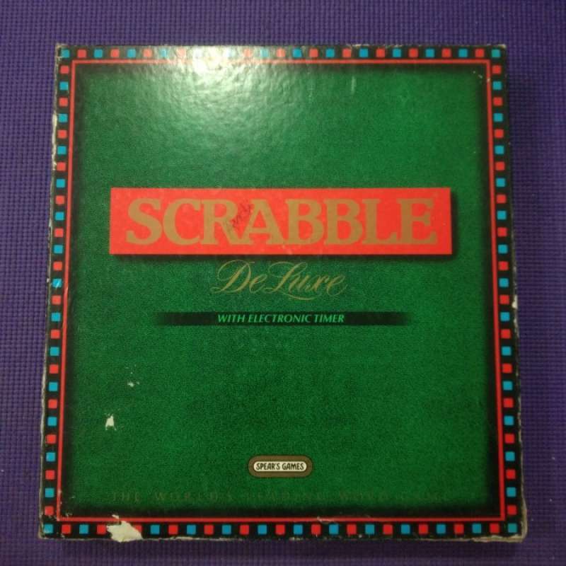 Scrabble De Luxe Complet – Jeux Spears, Plateau De Luxe