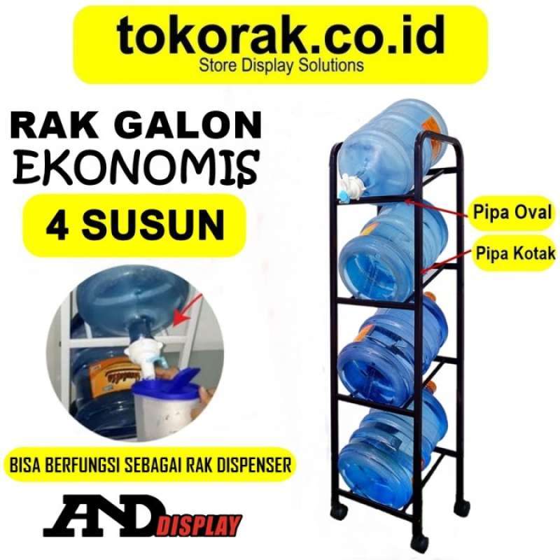 Promo Rak Galon Susun 4 - Rak Galon Air - Rak Dispenser Air - Rak Galon