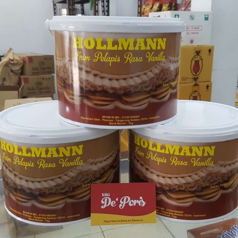 Promo Hollmann Buttercream Vanilla 1kg Kemasan Diskon 23 Di Seller
