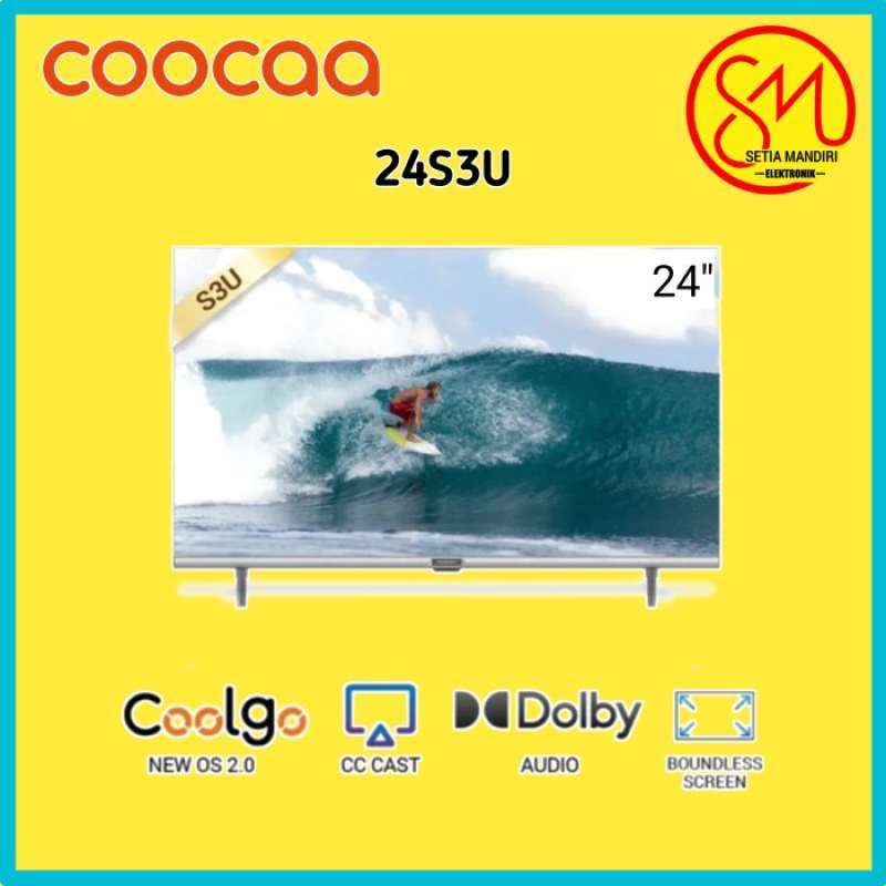 Jual Coocaa 32s3u Smart Led Tv 32 Inch Hd Digital Dvb Wifi Bezel Less ...