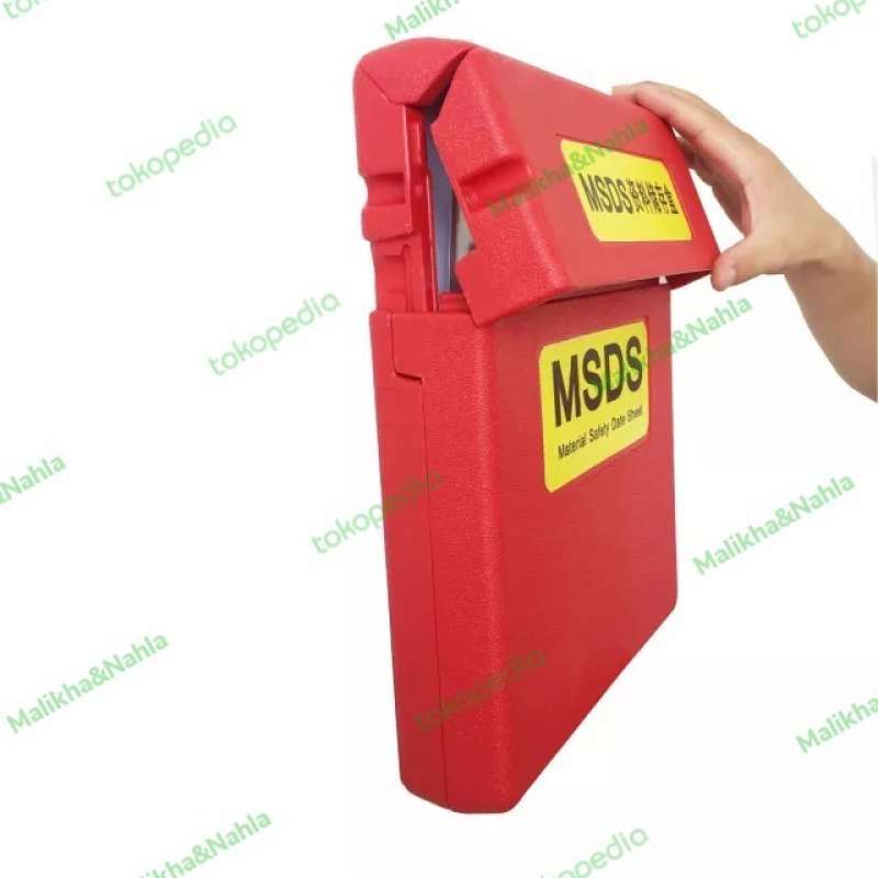 Promo Document Storage Box For Sds Sheets, Mediumsized, Polyethylene