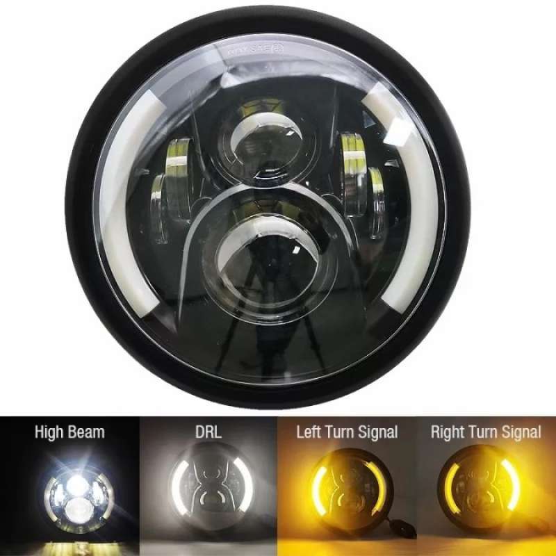 Promo Lampu Daymaker 7inch-headlamp Led Daymaker Harley Jeep 7inch Hi ...