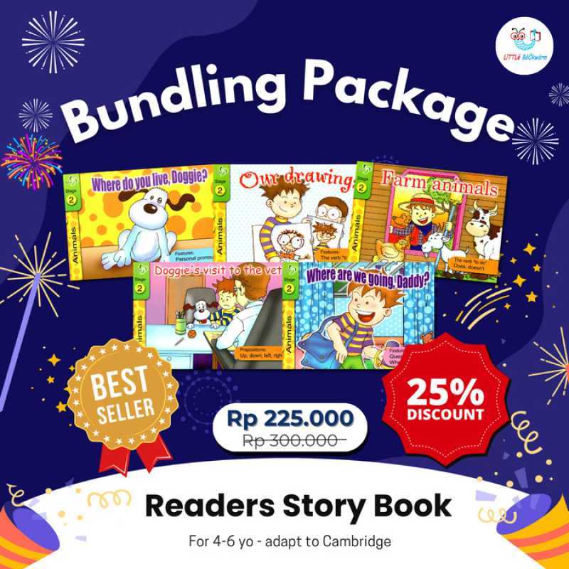 Promo Paket Bundling Readers Storybook Stage 2 - K1 | Buku Cerita Anak ...
