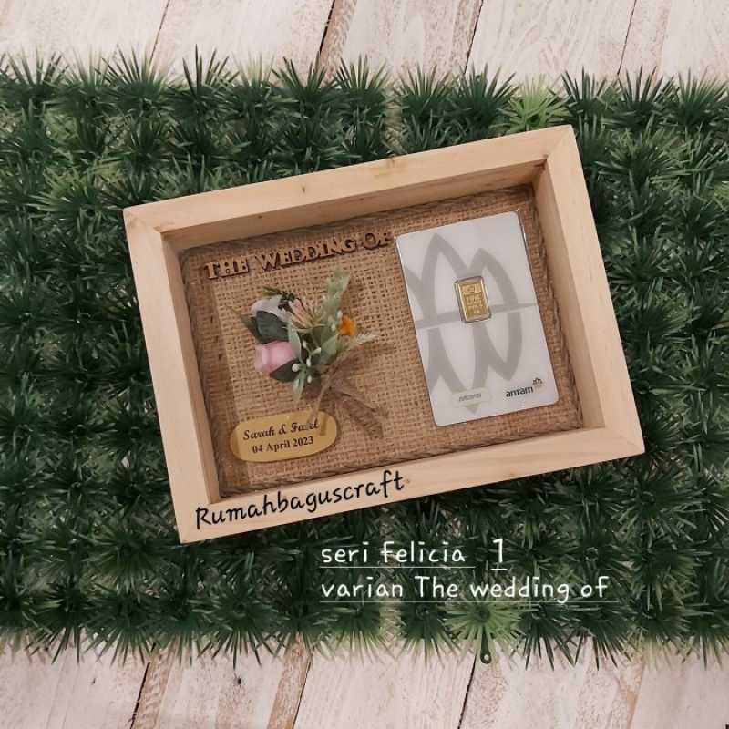 Jual Frame Mahar Seri Felicia 1/kado/kotak Logam Mulia Di Seller ...