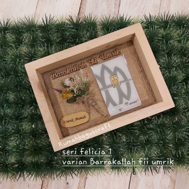Jual Frame Mahar Seri Felicia 1/kado/kotak Logam Mulia Di Seller ...