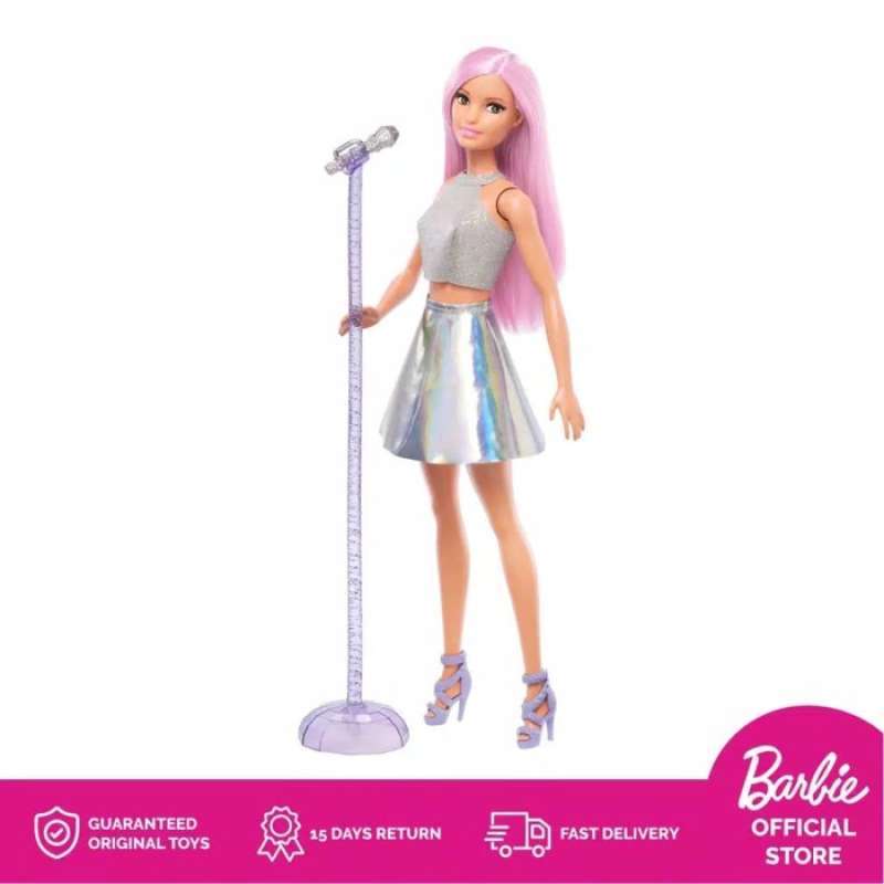 Promo Barbie Career Pop Star Doll microphone Mainan Boneka Dan Aksesoris Diskon 23 Di Seller Fredrinn Store Kebon Kacang Kota Jakarta Pusat Blibli