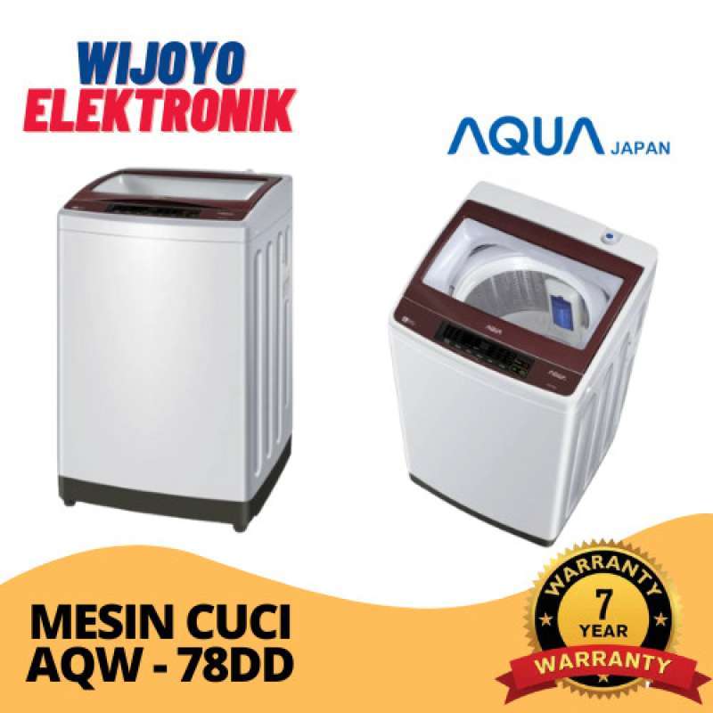 Promo Mesin Cuci 1 Tabung Aqua Sanyo 78dd 7.5kg Hijab Series Full ...