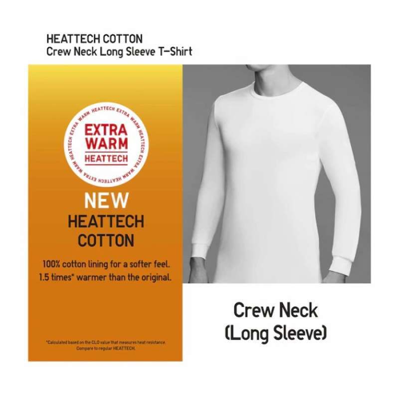 Jual Uniqlo Men Heattech Extra Warm T shirt Crew Neck Long John Thermal S Gray Di Seller Winter Cengkareng Timur Kota Jakarta Barat Blibli