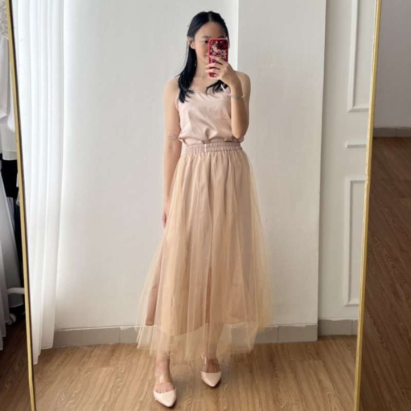 Tulle skirt jakarta top
