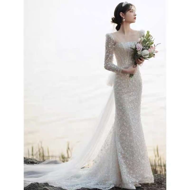 Jual Gaun Pengantin Simple Dress Baju L Di Seller Zati Shop Cengkareng Timur Kota Jakarta Barat Blibli