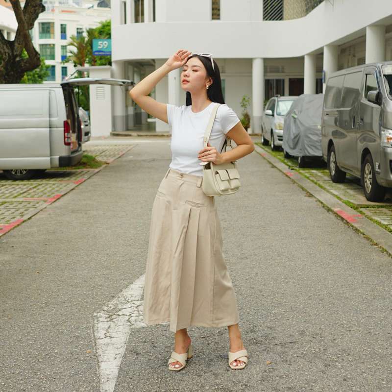 High Waist Pleated Skirt Maisee High Waist Pleated Mini Skirt YesStyle