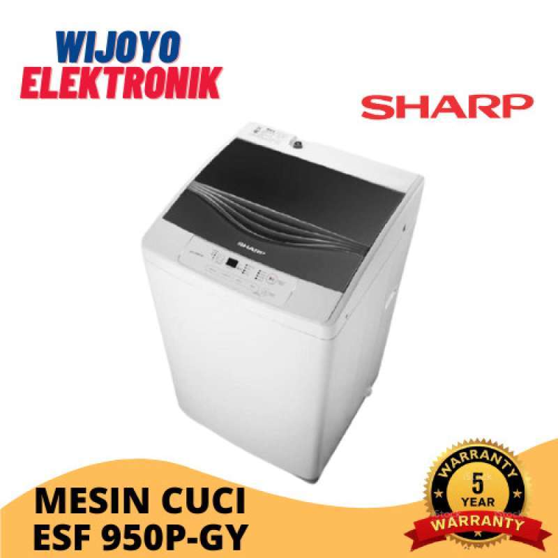 Sharp F950 Promo Sharp Mesin Cuci Top Loading Es-f950p-gy Kaps 7.5kg Diskon 23% Di ...