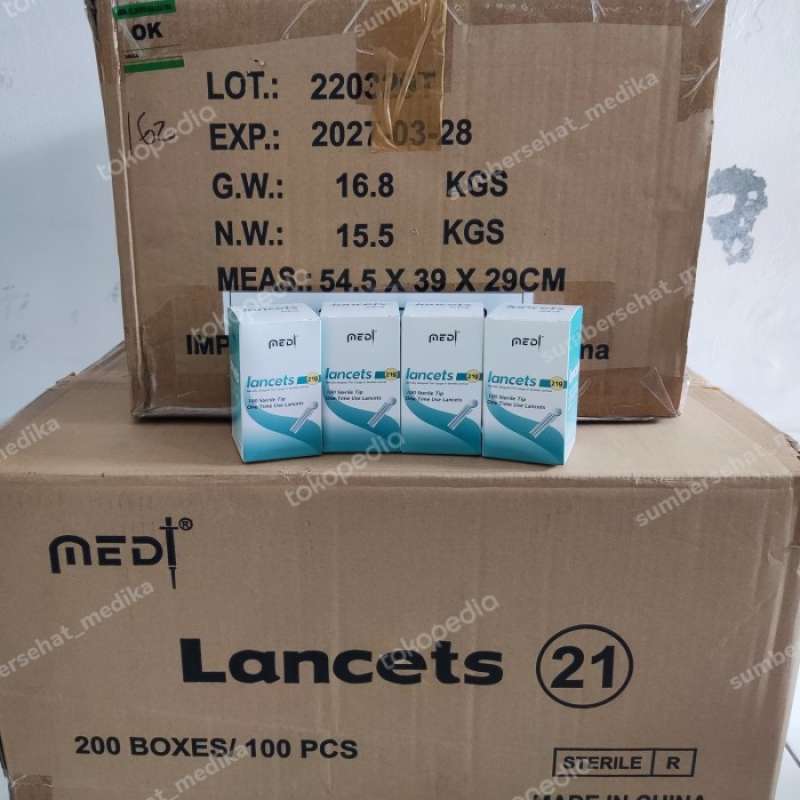 Promo Jarum Bekam 21g Medilance Medt Lancet Bekam 21 G Medt Diskon 33% ...