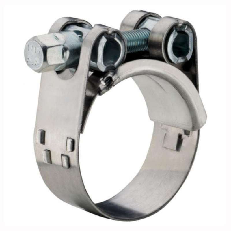 TenkeAuto T-Bolt Clamps 2-Pack, 304 Stainless Steel, 80mm To 88mm Range - For Turbo, Intercooler, & Silicone Hose Connections