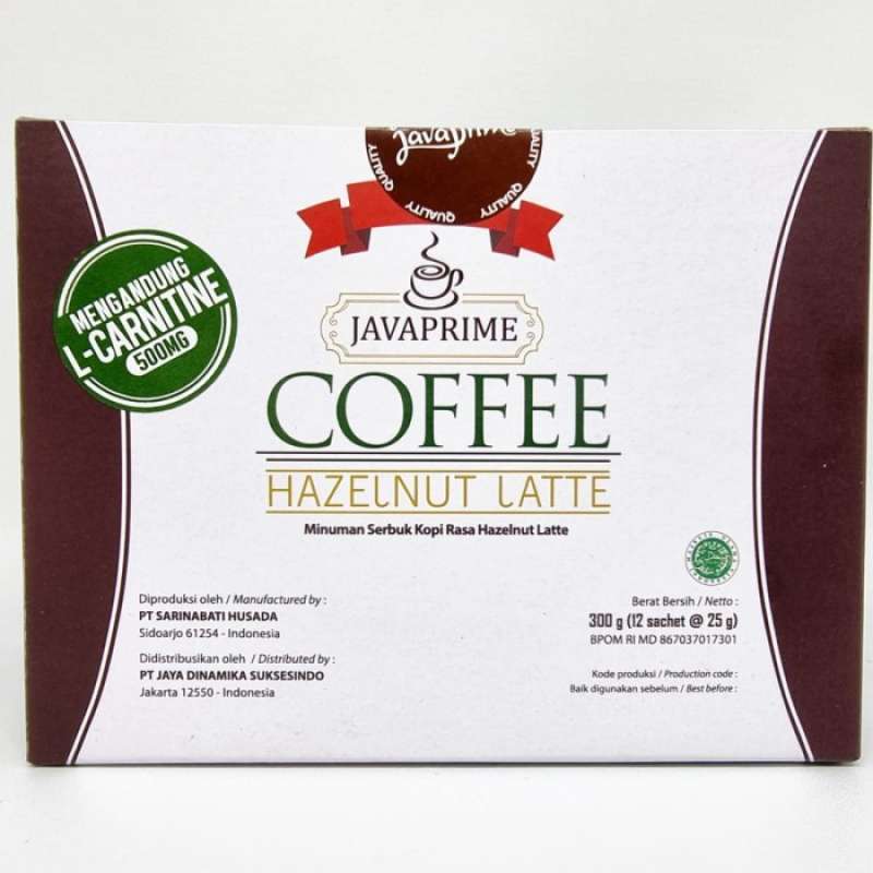 Promo Java Prime Coffee 1 Box Kotak 12 Sachets 25 Gr Kopi Diet