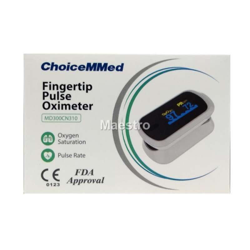 Promo Choicemmed Md300cn310 Finger Pulse Oximeter Alat Ukur Saturasi