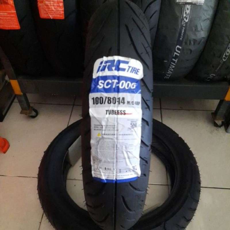 Promo Paket Ban Tubles Motor Pcx Irc Sct-006 100/80 - Sct-007 120