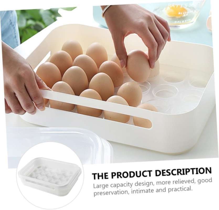 Promo Box Telur Tempat Penyimpanan Telur 24 Butir/ Tempat Telur/ Rak ...