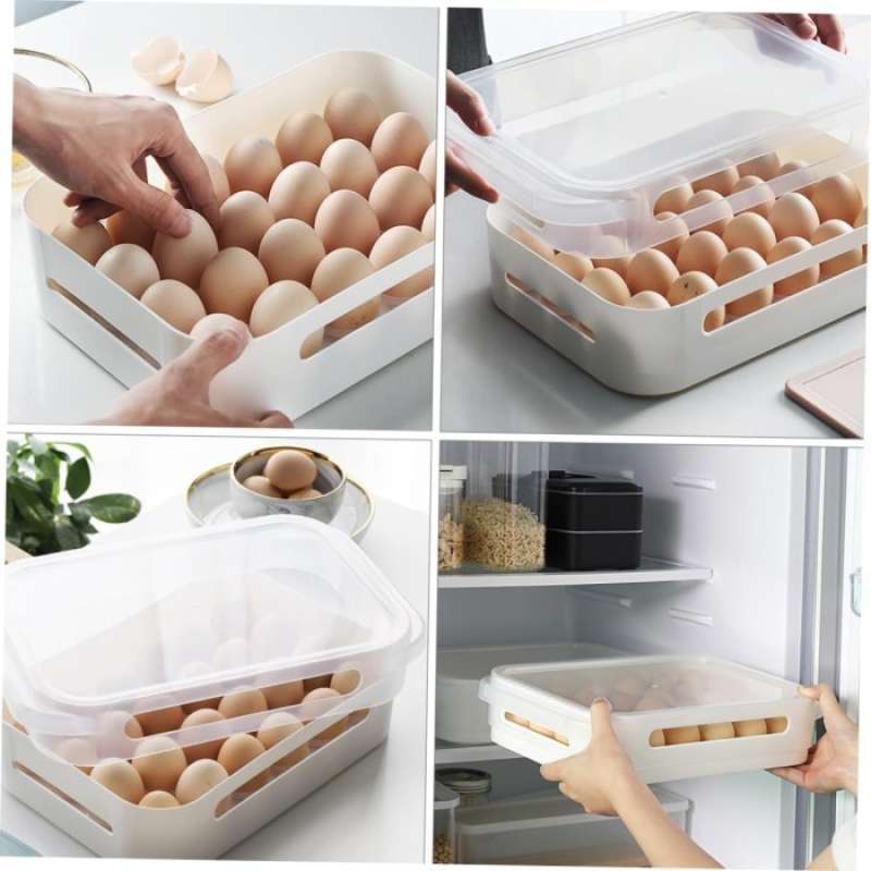Promo Box Telur Tempat Penyimpanan Telur 24 Butir/ Tempat Telur/ Rak ...