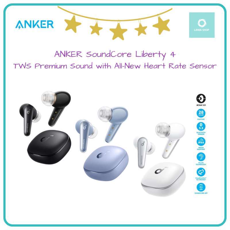 Jual Anker Soundcore Liberty 4 - Tws Premium Sound With All-new Heart ...