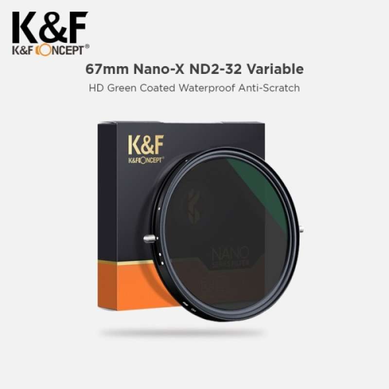 Filtre 3 En 1 K&F Concept 67mm - ND Variable + CPL + Black Mist 1/4 Pour Photo/Video