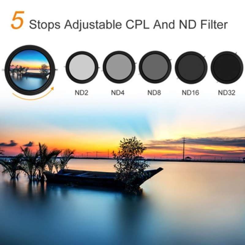 Kit Filtres Lokyoyo Pour DJI Osmo Action 5 Pro/4/3 - Filtres UV/CPL/ND En Verre Optique - Protection Et Effets Pro