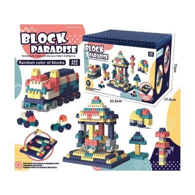 Mainan bricks balok square building block 280pcs 6063 DIY susun balok Bulding Toys 92011 150 pcs Block Paradise 26017 260pcs TS
