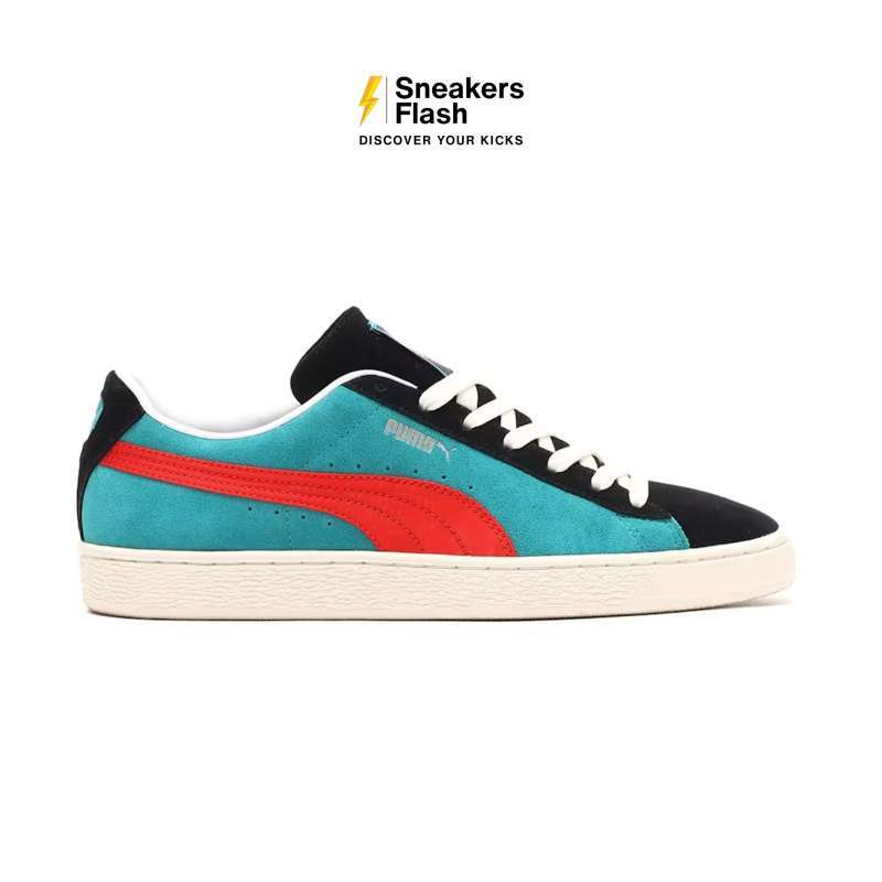 Sepatu Sneakers Pria PUMA SUEDE VTG KAMEN RIDER ATMOS GREEN LAGOON  39496701