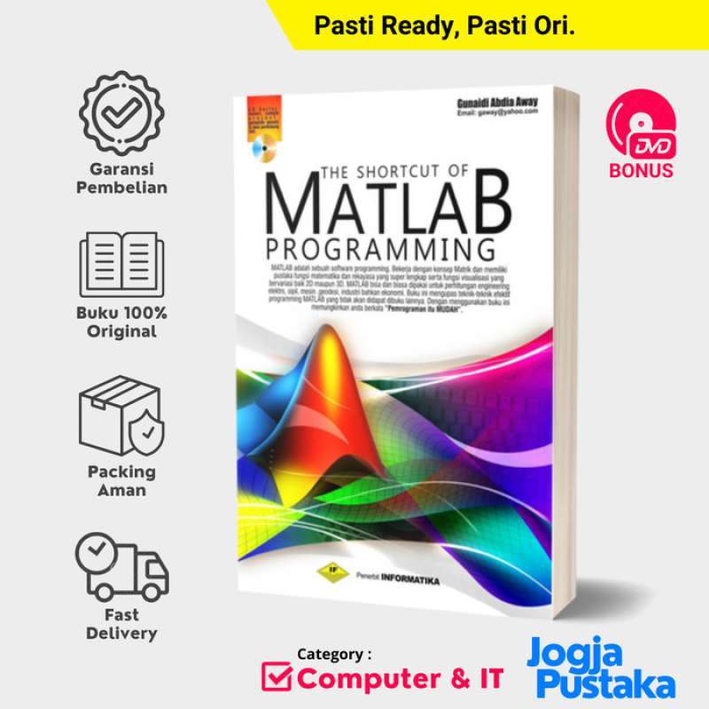 Promo Buku The Shortcut Of Matlab Programming (edisi Revisi) + Cd ...