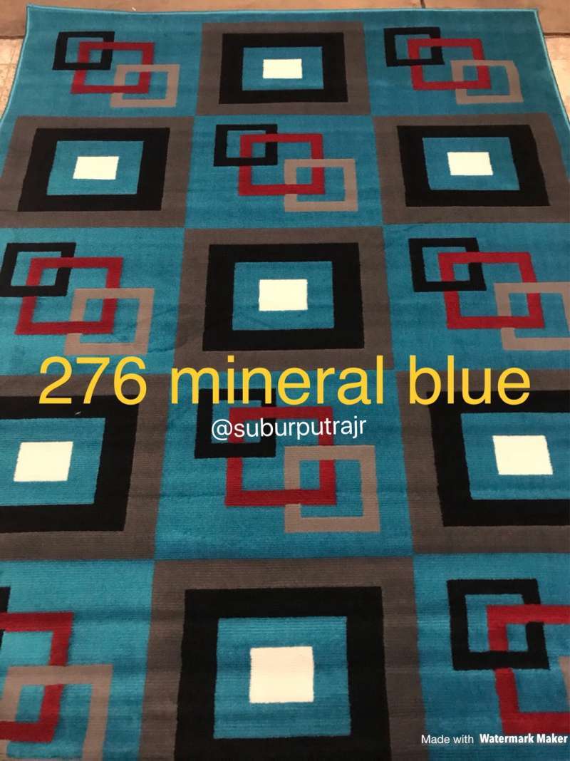 Jual Moderno - Karpet Permadani Motif Minimalis Size 210 X 310 Cm Bahan ...