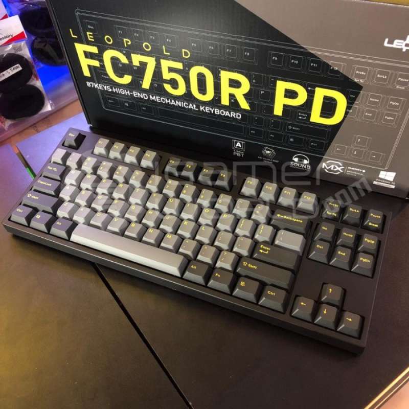 Promo Leopold Fc750r Ash Yellow Mechanical Gaming Keyboard Diskon 23% ...