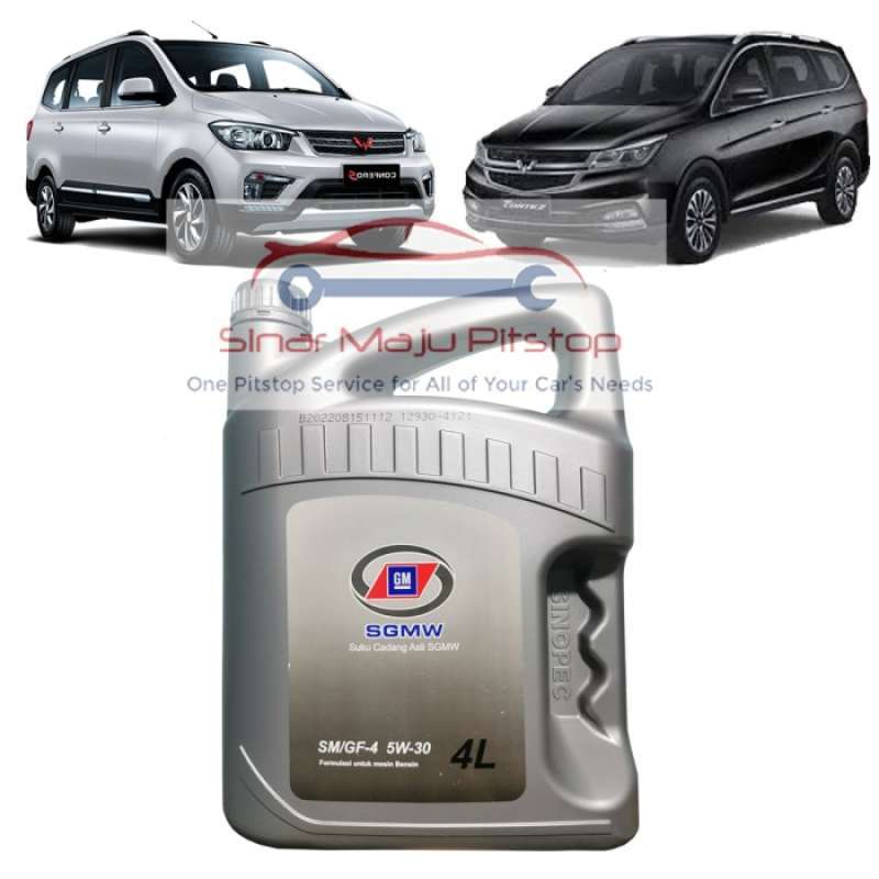 Promo Sgmw 5w-30 Sm/gf-4 4 L Oli Mesin Wuling Confero & Cortez 1.5 ...