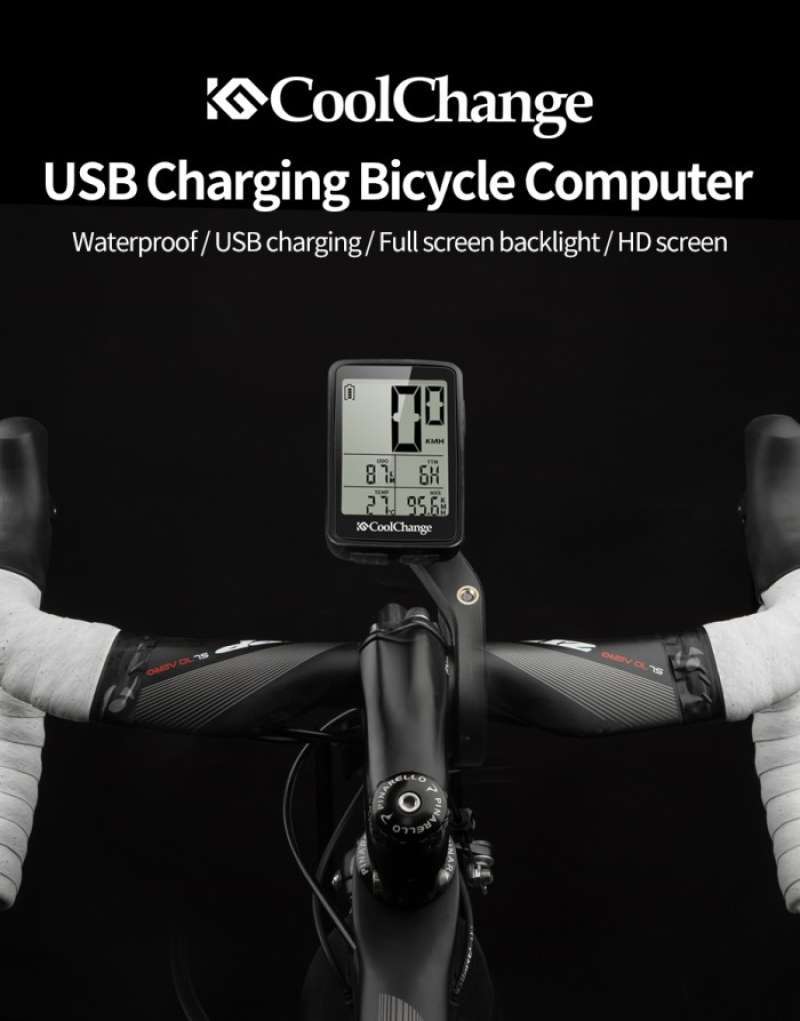 CoolChange Bicycle Computer 57027 Speedometer Komputer Sepeda
